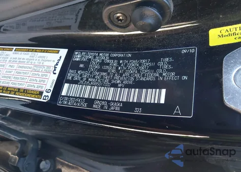 2011 Toyota 4Runner Sr5 V6 из США, поврежденный, VIN JTEZU5JRXB5017332